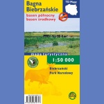 Bagna Biebrzańskie. Basen północny i środkowy. Mapa turystyczna 1:50 000