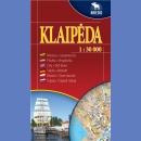 Kłajpeda (Klaipeda). Plan miasta 1:30 000