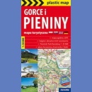 Gorce i Pieniny. Mapa turystyczna 1:50 000. Plastic map. 