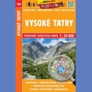 701 Tatry Słowackie (Vysoke Tatry). Mapa turystyczna 1:25 000.