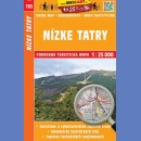 703 Niżne Tatry - Chopok (Nizke Tatry). Mapa turystyczna 1:25 000.