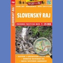 704 Słowacki Raj (Slovensky Raj). Mapa turystyczna 1:25 000.
