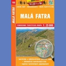 705 Mała Fatra (Mala Fatra). Mapa turystyczna 1:25 000.