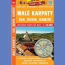706 Małe Karpaty południowe: Devin, Kamzik (Malé Karpaty juh). Mapa turystyczna 1:25 000.