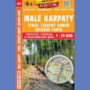 707 Małe Karpaty centralne: Cerveny Kamen, Zochowa Chata (Malé Karpaty stred, Červený kameň, Zochowa chata). Mapa turystyczna 1:25 000.