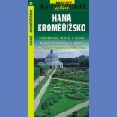 62 Hana, okolice Kromieryżu (Haná, Kroměřížsko). Mapa turystyczna 1:50 000.