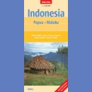 Indonezja. Papua, Maluku. Mapa samochodowa 1:1 500 000.