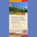 Masyw Postavaru, Piatra Mare, Baiului. Mapa turystyczna 1:45 000/1:50 000