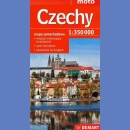 Czechy. Mapa samochodowa 1:350 000. Foliowana
