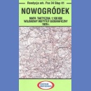 Nowogródek. Mapa taktyczna 1:100 000. Reedycja ark. Pas 34 Słup 41