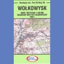 Wołkowysk. Mapa taktyczna 1:100 000. Reedycja ark. Pas 36 Słup 39