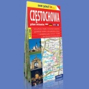 Częstochowa. Plan miasta 1:22 000. foliowany