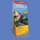 Chorwacja. Słowenia, Bośnia i Hercegowina, Serbia, Czarnogóra, Kosowo, Macedonia. Mapa laminowana 1:750 000. 