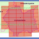 Województwo małopolskie. Mapa topograficzna 1:50 000. Układ UTM - Arkusz