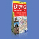 Katowice. Plan miasta 1:20 000. Foliowany