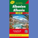 Albania. Mapa samochodowa 1:150 000.