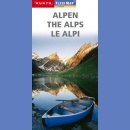 Alpy (Alpen). Mapa turystyczna 1:1 000 000. FlexiMap