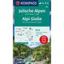 Alpy Julijskie - Park Narodowy Trygław (Julische Alpen-Nationalpark Triglav). Mapa turystyczna 1:25 000 laminowana