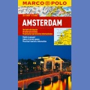 Amsterdam. Plan miasta 1:15 000 laminowany.