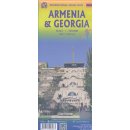 Armenia, Gruzja (Armenia, Georgia). Mapa turystyczna 1:430 000.