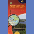 Auksztocki Park Narodowy (Aukštaitijos nacionalinis parkas) 1:50 000. Mapa Turystyczna.