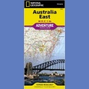 Australia Wschodnia (Australia East). Adventure Travel Map 1:1 970 000.