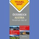 Austria. Mapa samochodowo-turystyczna 1:300 000. 