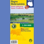 Bagna Biebrzańskie. Basen północny i środkowy. Mapa turystyczna 1:50 000