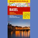Bazylea (Basel). Plan miasta 1:15 000 laminowany.