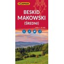 Beskid Makowski (Średni). Mapa turystyczna 1:50 000.