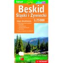Beskid Śląski i Żywiecki. Mapa turystyczna laminowana 1:75 000.