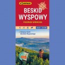 Beskid Wyspowy. Pogórze Wiśnickie. Mapa turystyczna 1:50 000.