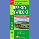 Beskid Żywiecki. Mapa turystyczna 1:50 000 laminowana.