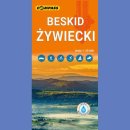 Beskid Żywiecki. Mapa turystyczna 1:50 000 laminowana.