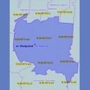 Białystok. Komplet 10 map topograficznych UTM 1:10 000. 