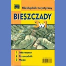 Bieszczady 3w1. Niezbędnik turystyczny. Informator Przewodnik Mapa