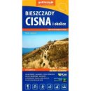 Bieszczady - Cisna i okolice. Mapa turystyczna 1:25 000.