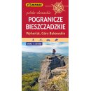 Bieszczadzkie pogranicze polsko-słowackie-ukraińskie. Mapa turystyczna 1:50 000.
