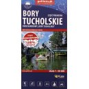 Bory Tucholskie - część północna. Mapa turystyczna 1:50 000 wodoodporna