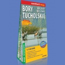 Bory Tucholskie, Kaszuby, Kociewie. Mapa turystyczna laminowana 1:150 000.