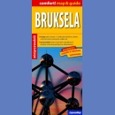 Bruksela (Brussels). Plan 1:13 000. Miniprzewodnik comfort! map & guide