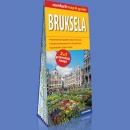 Bruksela (Brussels). Plan 1:13 000. Miniprzewodnik comfort! map & guide