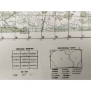 Brusy N-33-084-A,B. Mapa topograficzna 1:50 000 Układ UTM