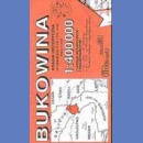 Bukowina. Mapa historyczna 1:400 000. Reedycja