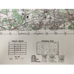 Bytom M-34-050-C,D. Mapa topograficzna 1:50 000 Układ UTM