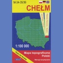 Chełm M-34-35/36<BR>Mapa topograficzna 1:100 000. Wydanie turystyczne 