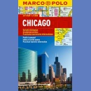 Chicago. Plan miasta 1:15 000 laminowany.