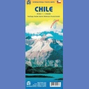 Chile. Mapa turystyczna 1:1 750 000 wodoodporna.