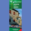 Chorwacja, Wybrzeże północne (Croatia, Northern Coast). Mapa turystyczna 1:200 000. 