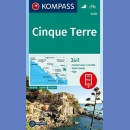 Cinque Terre. Mapa turystyczna 1:35 000